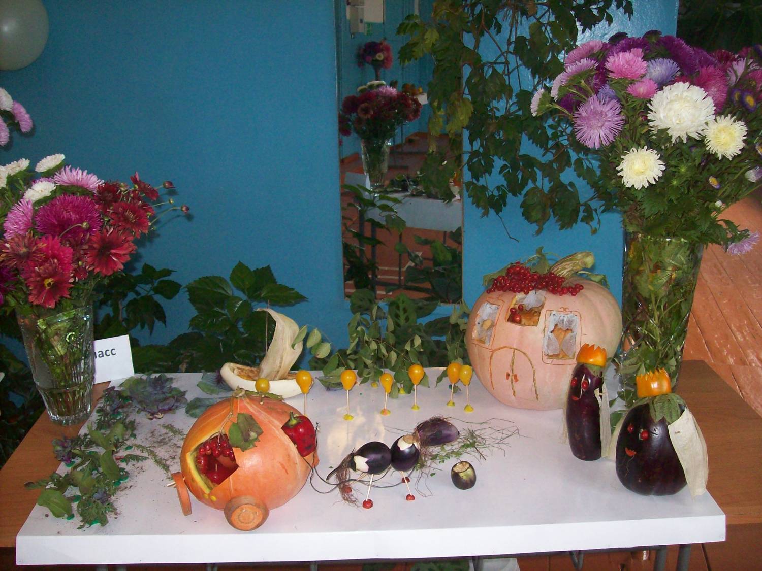 Поделки из овощей выставки в школах
